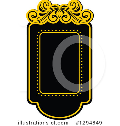 Royalty-Free (RF) Frame Clipart Illustration by Vector Tradition SM - Stock Sample #1294849