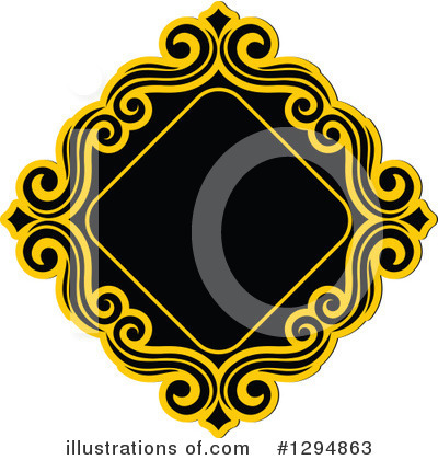 Royalty-Free (RF) Frame Clipart Illustration by Vector Tradition SM - Stock Sample #1294863