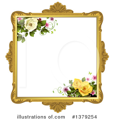 Royalty-Free (RF) Frame Clipart Illustration by merlinul - Stock Sample #1379254