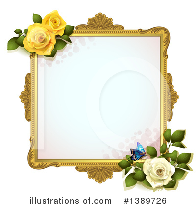 Royalty-Free (RF) Frame Clipart Illustration by merlinul - Stock Sample #1389726