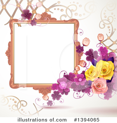 Royalty-Free (RF) Frame Clipart Illustration by merlinul - Stock Sample #1394065