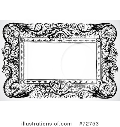 Royalty-Free (RF) Frame Clipart Illustration by BestVector - Stock Sample #72753