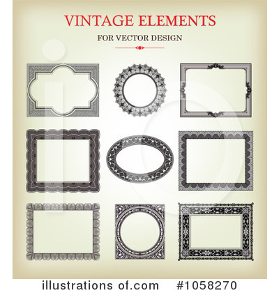 Royalty-Free (RF) Frames Clipart Illustration by Eugene - Stock Sample #1058270