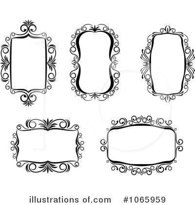Royalty-Free (RF) Frames Clipart Illustration by Vector Tradition SM - Stock Sample #1065959