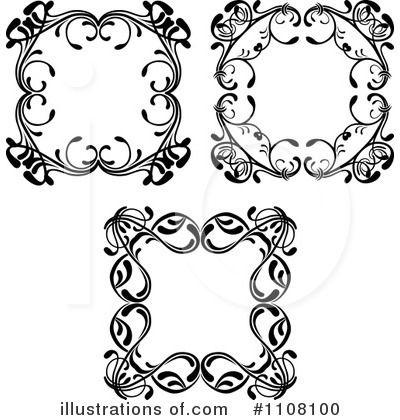 Royalty-Free (RF) Frames Clipart Illustration by Vector Tradition SM - Stock Sample #1108100