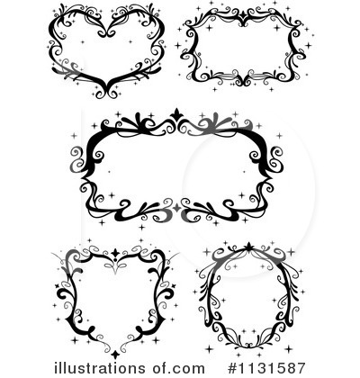 Royalty-Free (RF) Frames Clipart Illustration by BNP Design Studio - Stock Sample #1131587