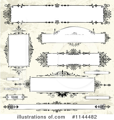 Royalty-Free (RF) Frames Clipart Illustration by BestVector - Stock Sample #1144482