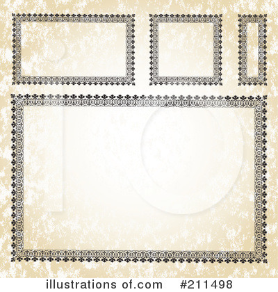 Royalty-Free (RF) Frames Clipart Illustration by BestVector - Stock Sample #211498
