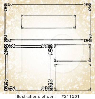 Royalty-Free (RF) Frames Clipart Illustration by BestVector - Stock Sample #211501