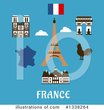 Eiffel Tower Clipart #1338264 by Vector Tradition SM