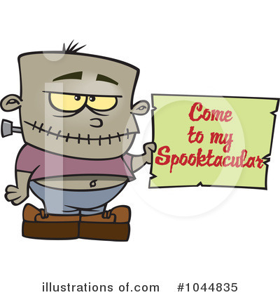 Royalty-Free (RF) Frankenstein Clipart Illustration by toonaday - Stock Sample #1044835