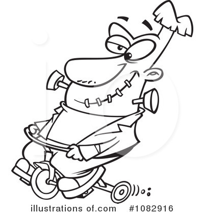 Trike Clipart #1082916 by toonaday