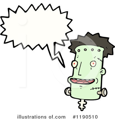 Royalty-Free (RF) Frankenstein Clipart Illustration by lineartestpilot - Stock Sample #1190510