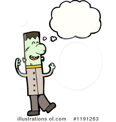 Royalty-Free (RF) Frankenstein Clipart Illustration by lineartestpilot - Stock Sample #1191263