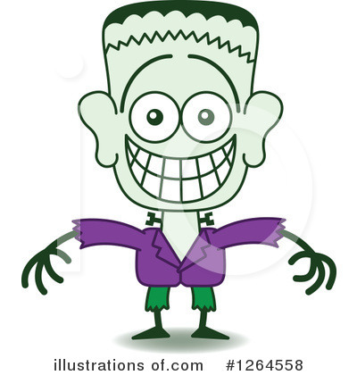 Royalty-Free (RF) Frankenstein Clipart Illustration by Zooco - Stock Sample #1264558