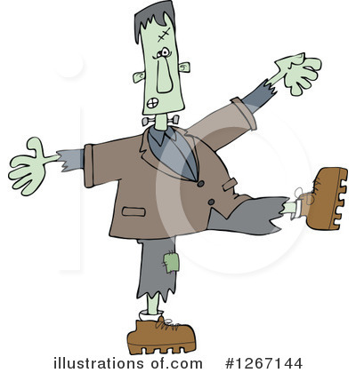 Royalty-Free (RF) Frankenstein Clipart Illustration by djart - Stock Sample #1267144