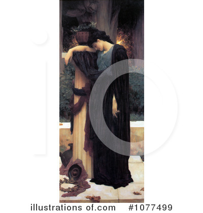 Royalty-Free (RF) Frederic Lord Leighton Clipart Illustration by JVPD - Stock Sample #1077499