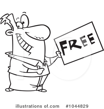 Royalty-Free (RF) Free Clipart Illustration by toonaday - Stock Sample #1044829