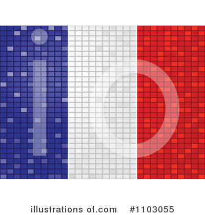 Royalty-Free (RF) French Flag Clipart Illustration by Andrei Marincas - Stock Sample #1103055