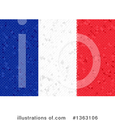 Royalty-Free (RF) French Flag Clipart Illustration by oboy - Stock Sample #1363106