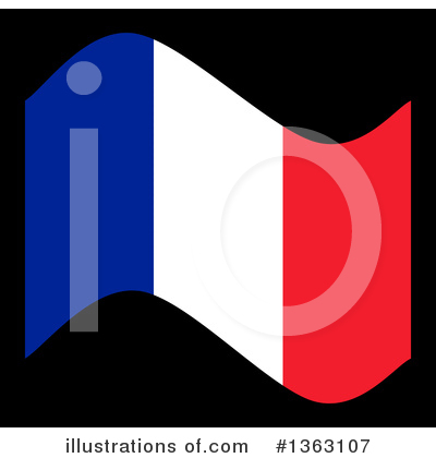French Flag Clipart #1363107 by oboy