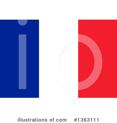 French Flag Clipart #1363111 by oboy