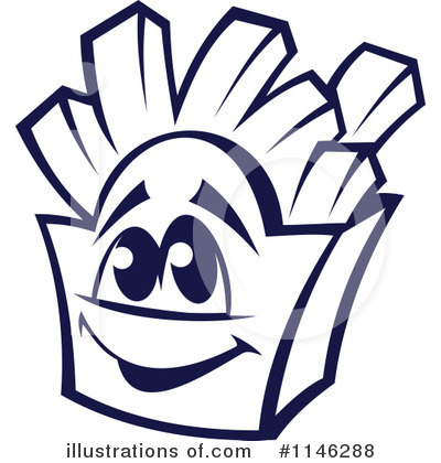 Royalty-Free (RF) French Fries Clipart Illustration by Vector Tradition SM - Stock Sample #1146288