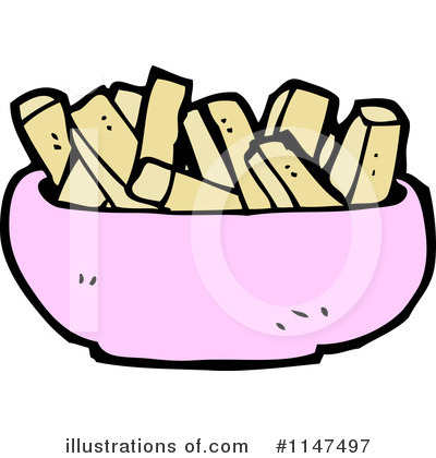 Royalty-Free (RF) French Fries Clipart Illustration by lineartestpilot - Stock Sample #1147497