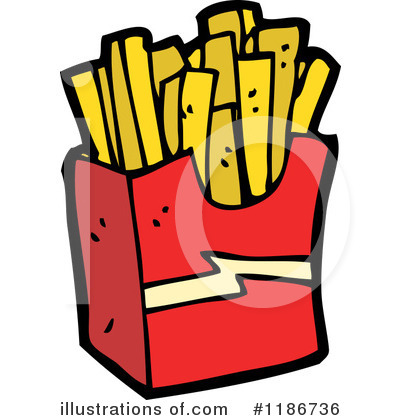 French Fries Clipart #1186736 by lineartestpilot
