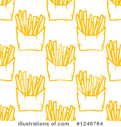 Royalty-Free (RF) French Fries Clipart Illustration by Vector Tradition SM - Stock Sample #1246764