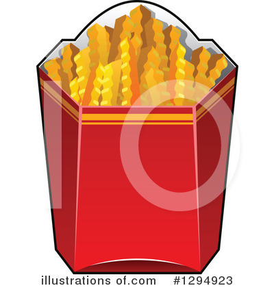 Royalty-Free (RF) French Fries Clipart Illustration by Vector Tradition SM - Stock Sample #1294923