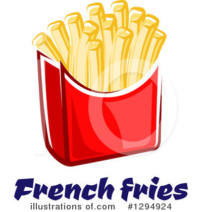 Royalty-Free (RF) French Fries Clipart Illustration by Vector Tradition SM - Stock Sample #1294924
