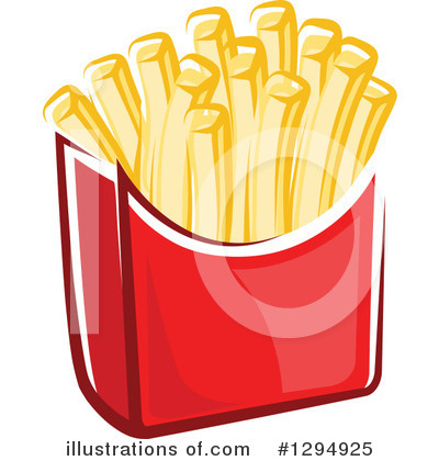 Royalty-Free (RF) French Fries Clipart Illustration by Vector Tradition SM - Stock Sample #1294925