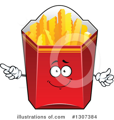 Royalty-Free (RF) French Fries Clipart Illustration by Vector Tradition SM - Stock Sample #1307384