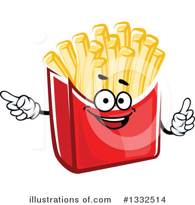 Royalty-Free (RF) French Fries Clipart Illustration by Vector Tradition SM - Stock Sample #1332514