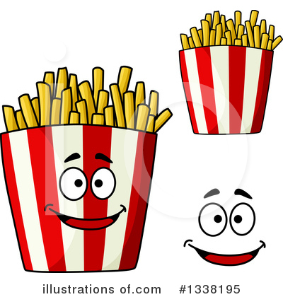 Royalty-Free (RF) French Fries Clipart Illustration by Vector Tradition SM - Stock Sample #1338195