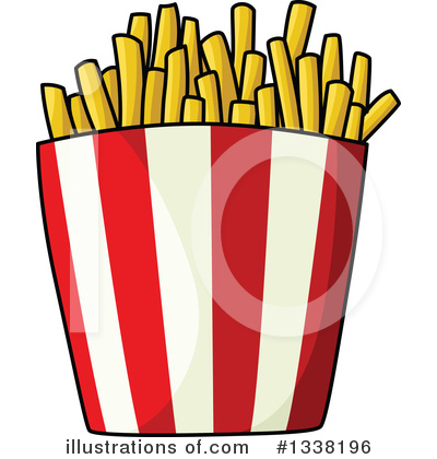 Royalty-Free (RF) French Fries Clipart Illustration by Vector Tradition SM - Stock Sample #1338196