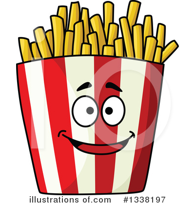 Royalty-Free (RF) French Fries Clipart Illustration by Vector Tradition SM - Stock Sample #1338197