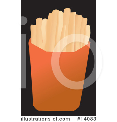 Royalty-Free (RF) French Fries Clipart Illustration by Rasmussen Images - Stock Sample #14083