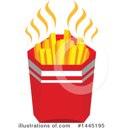 Royalty-Free (RF) French Fries Clipart Illustration by Vector Tradition SM - Stock Sample #1445195