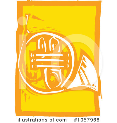 Royalty-Free (RF) French Horn Clipart Illustration by xunantunich - Stock Sample #1057968