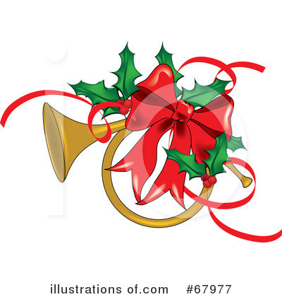 Royalty-Free (RF) French Horn Clipart Illustration by Pams Clipart - Stock Sample #67977