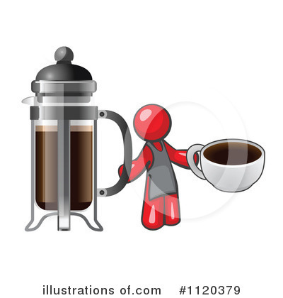 Royalty-Free (RF) French Press Clipart Illustration by Leo Blanchette - Stock Sample #1120379