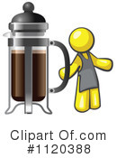 French Press Clipart #1120388 by Leo Blanchette