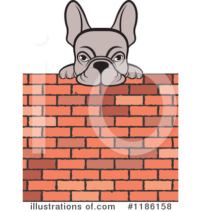 Royalty-Free (RF) Frenchie Clipart Illustration by Lal Perera - Stock Sample #1186158