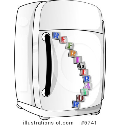 Refrigerator Clipart #5741 by djart
