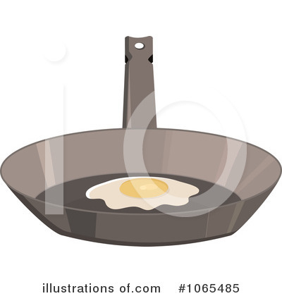 Royalty-Free (RF) Fried Egg Clipart Illustration by Melisende Vector - Stock Sample #1065485