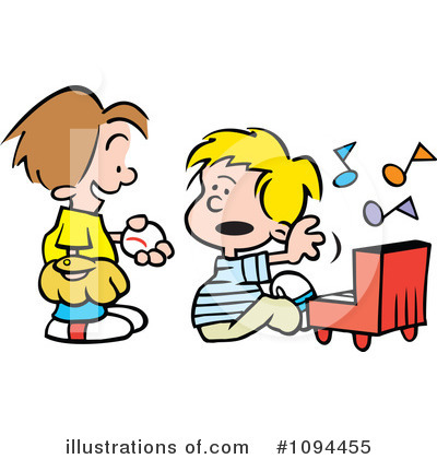 Playing Clipart #1094455 by Johnny Sajem