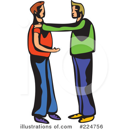 Royalty-Free (RF) Friendship Clipart Illustration by Prawny - Stock Sample #224756