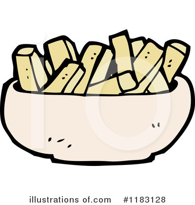 Royalty-Free (RF) Fries Clipart Illustration by lineartestpilot - Stock Sample #1183128